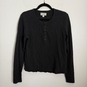 Tecovas Western Goods Long Sleeve Henley Top‎ - Women's
